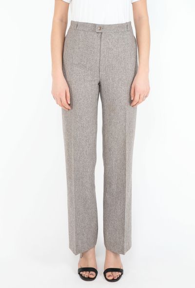Saint Laurent '70s Brushed Wool Trousers - 2