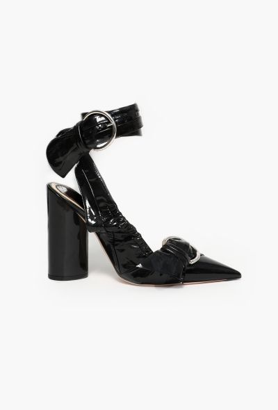 Dior S/S 2016 Patent Wrap Pumps - 1 Dior S/S 2016 Patent Wrap Pumps - 1