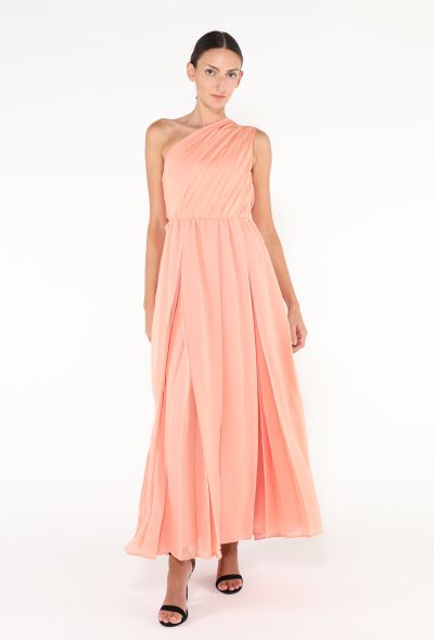 Galanos '70s Pleated Chiffon Gown - 2