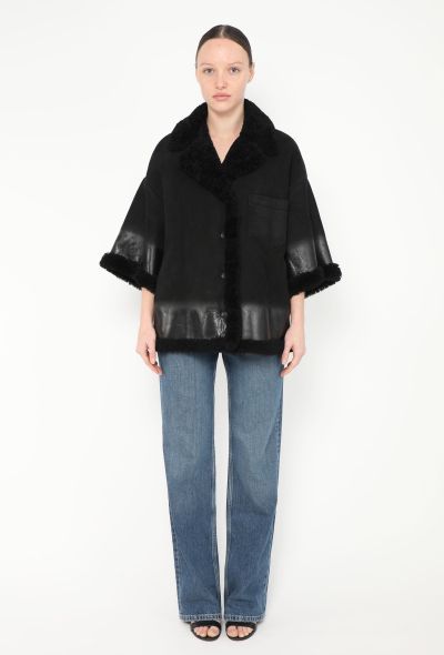 Prada 2018 Suede Shearling-Lined Jacket - 1 Prada 2018 Suede Shearling-Lined Jacket - 1