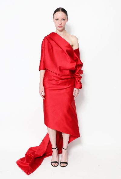                             S/S 2019 Semi-Couture Draped Gown - 1