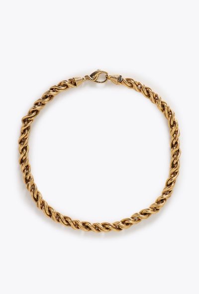 Vintage Fine Jewelry O.J Perrin 18k Yellow Gold Chainlink Necklace - 1 Vintage Fine Jewelry O.J Perrin 18k Yellow Gold Chainlink Necklace - 1