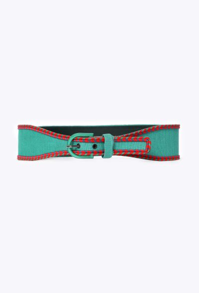 Saint Laurent Braided Canvas Belt, 1977 - 1