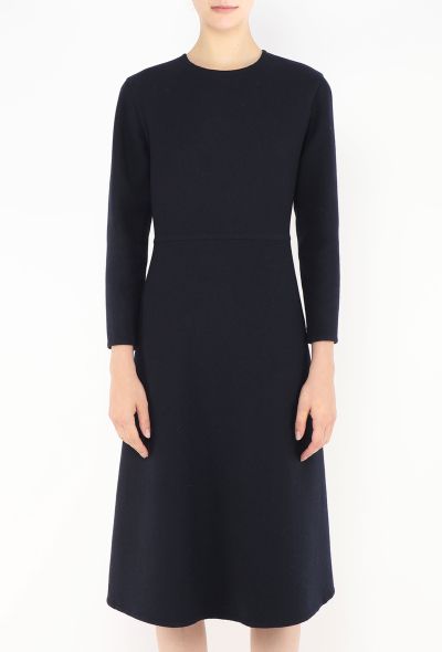Céline Classic Twill A-Line Dress - 2