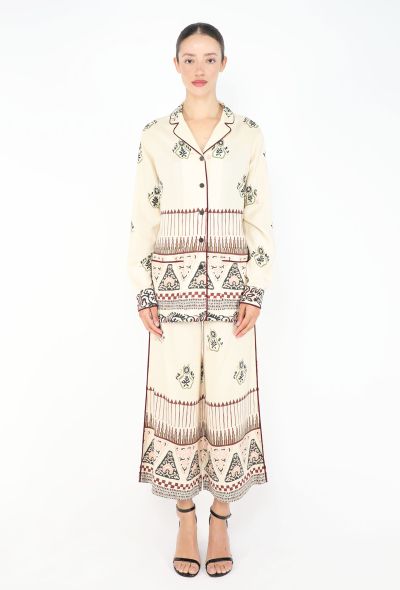Dior Dioriviera Printed Silk Pajama Set - 1