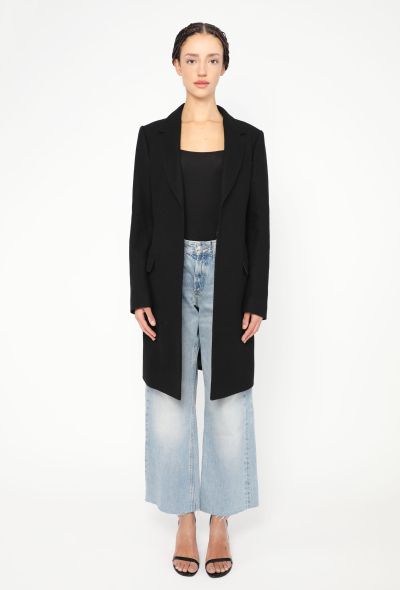 Balmain Notched Cashmere Belted Coat - 2 Balmain Notched Cashmere Belted Coat - 2