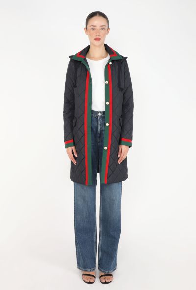 Gucci Quilted Hooded Puffer Coat - 2