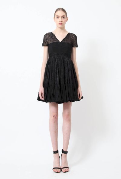                                         2010 Velvet Print Dress -1