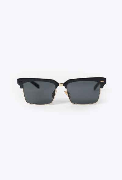 Miu Miu 2024 Square Logo Trim Sunglasses - 1
