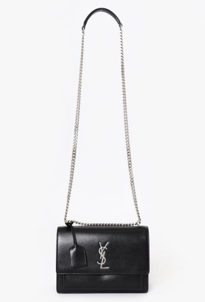 Saint Laurent Black Medium Sunset Bag - 1 Saint Laurent Black Medium Sunset Bag - 1