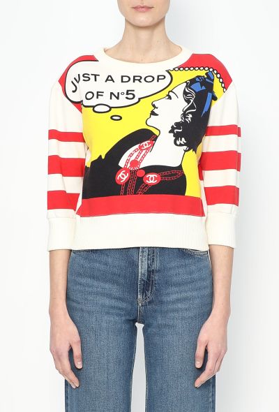 Chanel Collector F/W 2001 Graphic N°5 Sweater - 1