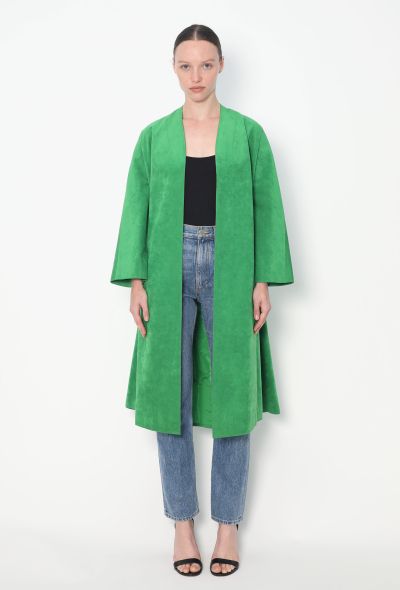Halston Early '70s Ultrasuede Swing Coat - 2 Halston Early '70s Ultrasuede Swing Coat - 2