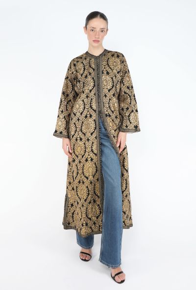 World Treasures Vintage Brocade Turkish Entari Kaftan - 1