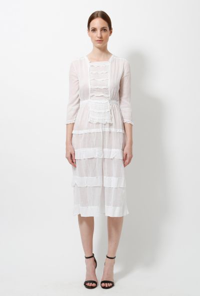                                         Cotton Lace Victorian Dress-1
