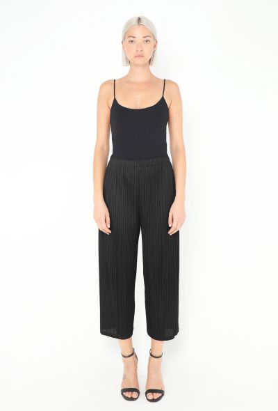 Issey Miyake Pleats Please Cropped Pants - 1 Issey Miyake Pleats Please Cropped Pants - 1