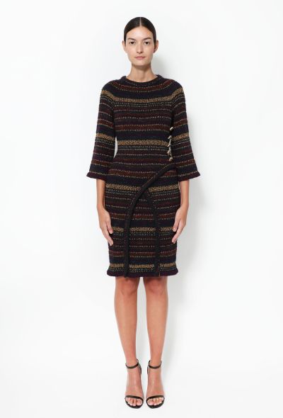                             Chanel by Karl Lagerfeld Byzantine Gripoix Knit Dress