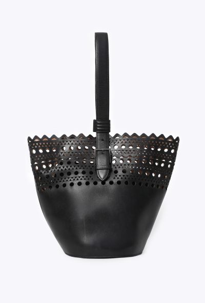 Alaïa Laser-cut Calfskin Bucket Bag - 1