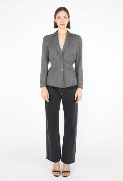 Thierry Mugler '90s Sculpted Cinched Blazer - 2