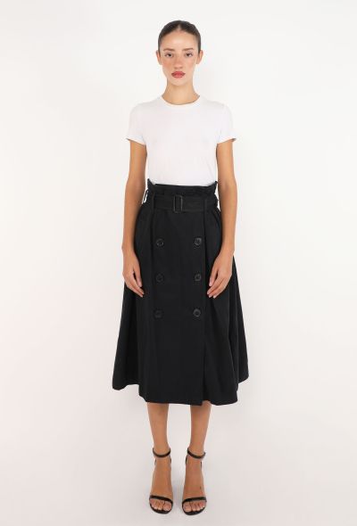 Dries Van Noten Belted Flared Wrap Skirt - 2