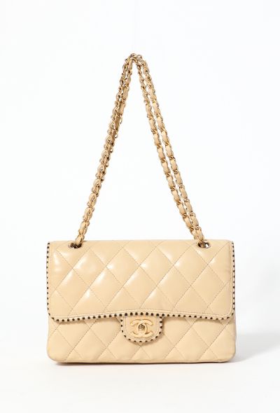 Chanel Woven Trim Medium Timeless Bag - 2