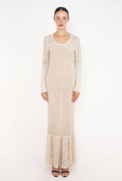 World Treasures Hand-Loomed Irish Linen Dress, 1970s - 2