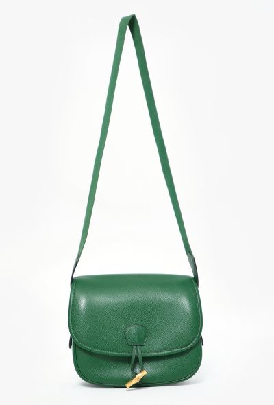 Hermès Vintage Green Bamboo Duffle Bag - 1 Hermès Vintage Green Bamboo Duffle Bag - 1
