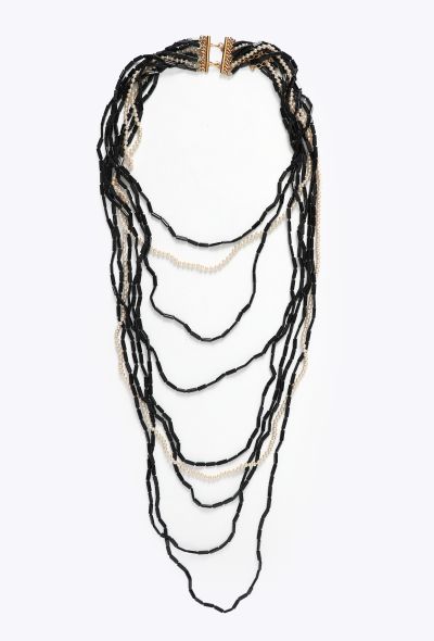 Chanel 2000s Multi-Strand Pearl Necklace - 2