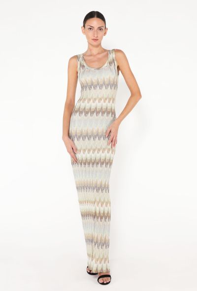 Missoni 2024 Chevron Lamé Maxi Dress - 1