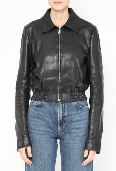 Prada 2023 Calfskin Bomber Jacket - 1 Prada 2023 Calfskin Bomber Jacket - 1