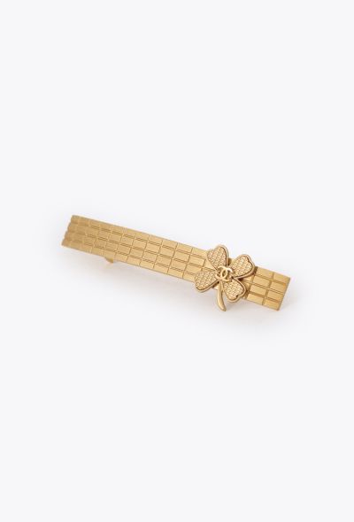 Chanel 'CC' Clover Barette - 2 Chanel 'CC' Clover Barette - 2