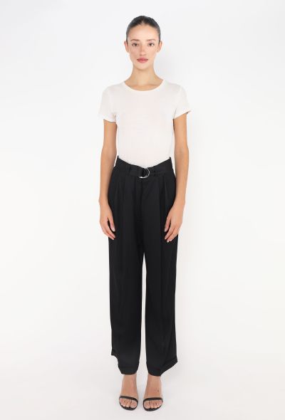 Céline Resort 2014 Belted Crêpe Trousers - 1