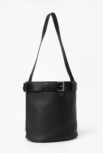Prada Belted Calfskin Bucket Bag, 2025 - 2