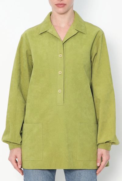 Halston Rare F/W 1973 Ultrasuede Tunic Top - 1 Halston Rare F/W 1973 Ultrasuede Tunic Top - 1