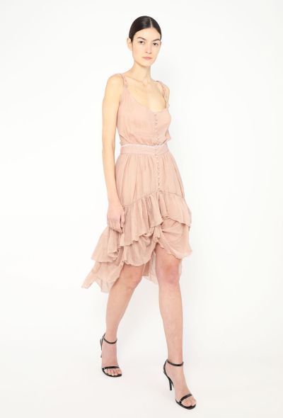 Stella McCartney Stella McCartney S/S 2005 Chiffon Volant Dress - 1 Stella McCartney Stella McCartney S/S 2005 Chiffon Volant Dress - 1