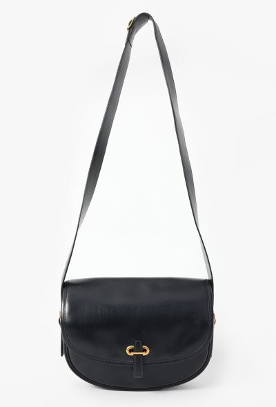 Hermès '90s Navy Box Balle de Golf Bag - 1