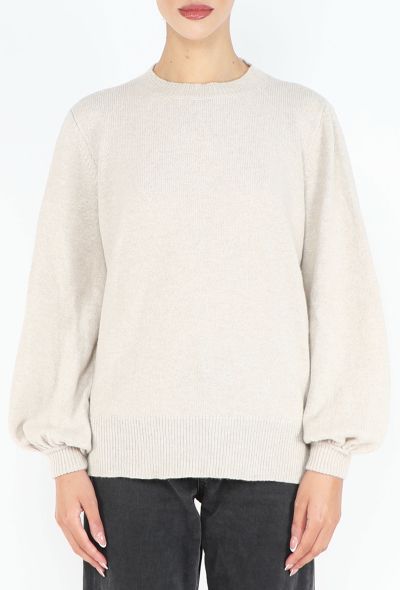 The Row Merino Bisho-Sleeve Sweater - 1