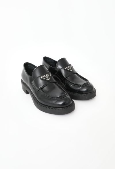 Prada 2020 Brushed Leather Loafers - 2