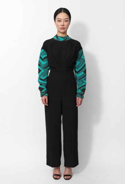                             F/W 2021 Knit Sleeve Jumpsuit - 2