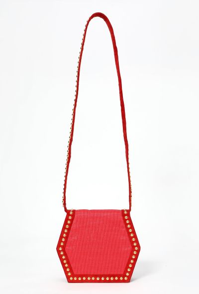 Saint Laurent Vintage Studded Hexagonal Bag - 1 Saint Laurent Vintage Studded Hexagonal Bag - 1