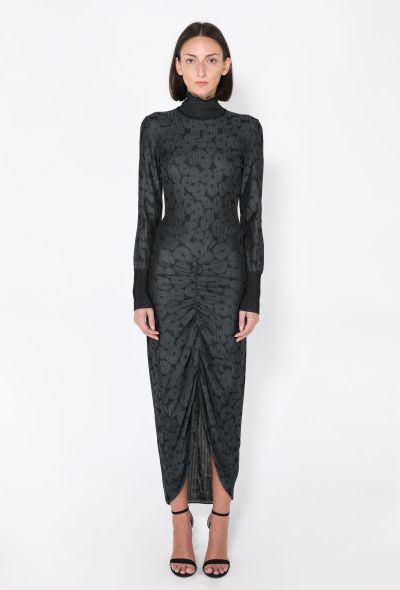 Alaïa Crinoline Jacquard Draped Dress, 2023 - 2