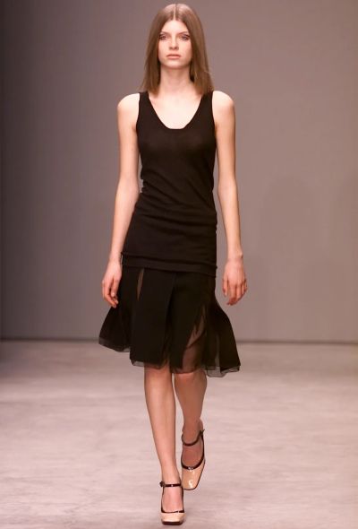 Prada F/W 2001 Silk Panel Skirt - 2