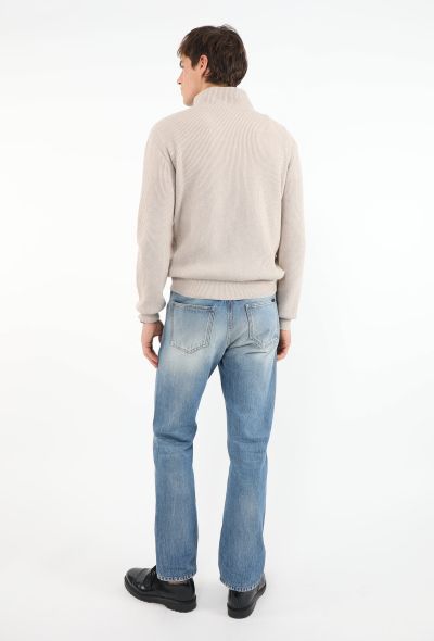 The Row Ribbed Mock-Neck Sweater - 2