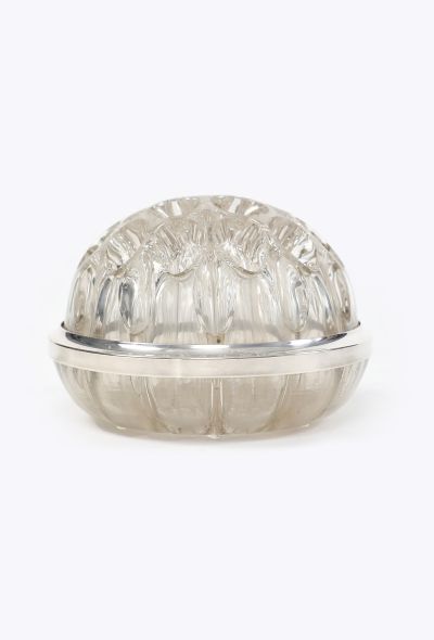 Vintage Objects & Decor 1940s Sterling & Glass Flower Pick - 1