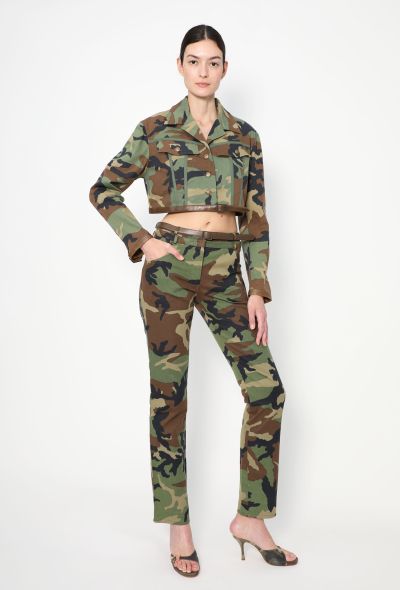 Christian Dior ICONIC 2001 Belted Camouflage Ensemble - 1 Christian Dior ICONIC 2001 Belted Camouflage Ensemble - 1