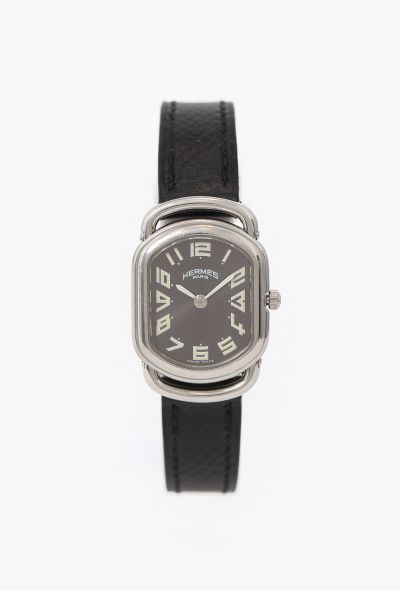Hermès 1998 Steel Rallye Watch - 1 Hermès 1998 Steel Rallye Watch - 1