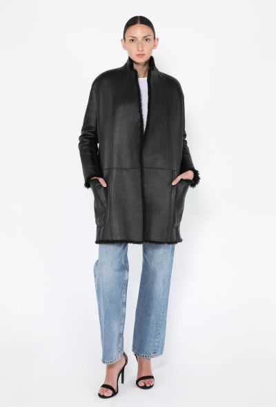 Céline Reversible Lambskin Shearling Coat - 2