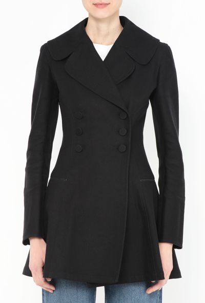 Alaïa 2010 Flared Skater Peacoat - 1 Alaïa 2010 Flared Skater Peacoat - 1