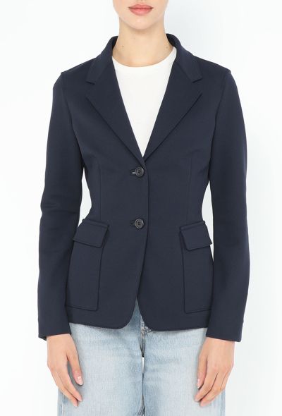 Prada Classic Cinched Crêpe Blazer - 1 Prada Classic Cinched Crêpe Blazer - 1