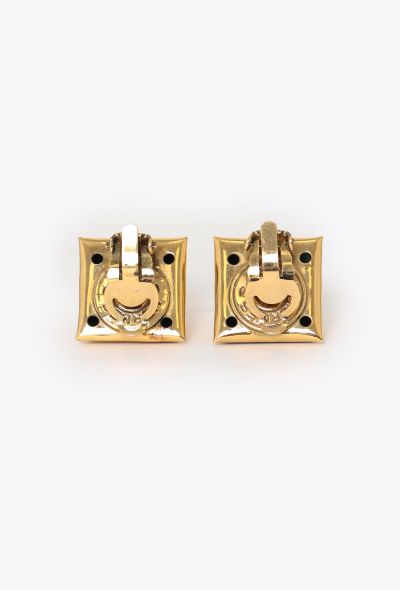 Hermès Medor Pyramid Clip Earrings - 2 Hermès Medor Pyramid Clip Earrings - 2