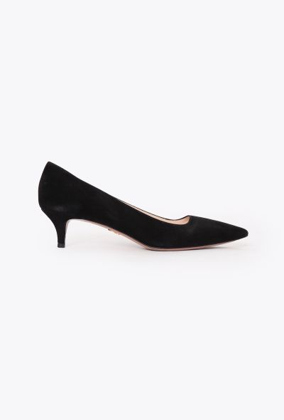 Prada 2019 Suede Kitten Heels - 1 Prada 2019 Suede Kitten Heels - 1